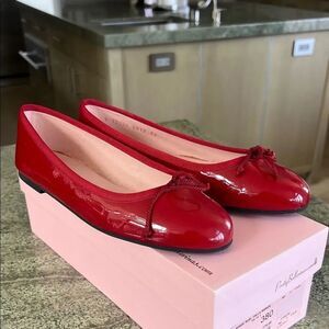 Pretty Ballerinas Glossy Red Flats